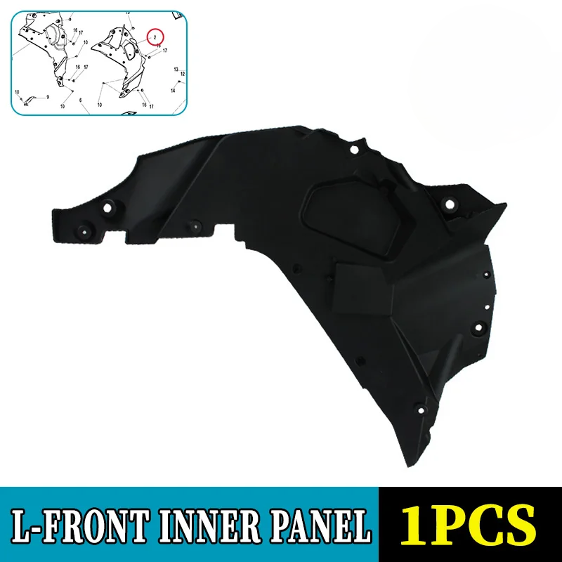 For CFMOTO 250SR-FUN L&R Front Inner Panel CF MOTO 250 SR CF250 SR250 Inner Guard Lining Plate Motorcycle Original Parts