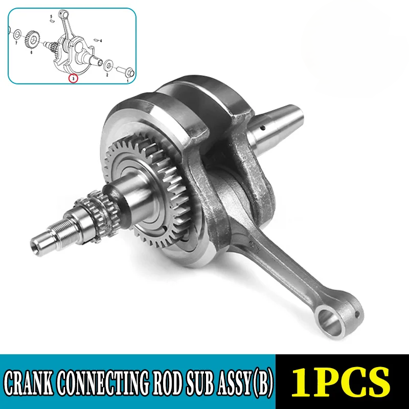 For CFMOTO Crankshaft Assy Crank Connecting Rod Sub-assembly 250SR 250NK 250SR-FUN CF250-6 Motorcycle Original Parts
