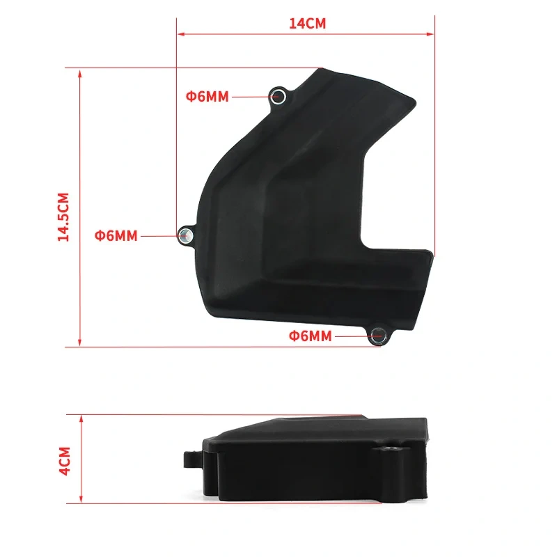 For CFMOTO 250SR-FUN Left Rear Cover CF250 SR250 250SR CF250-6 Active Chain Wheel Cover Motorcycle Accessories Original Parts
