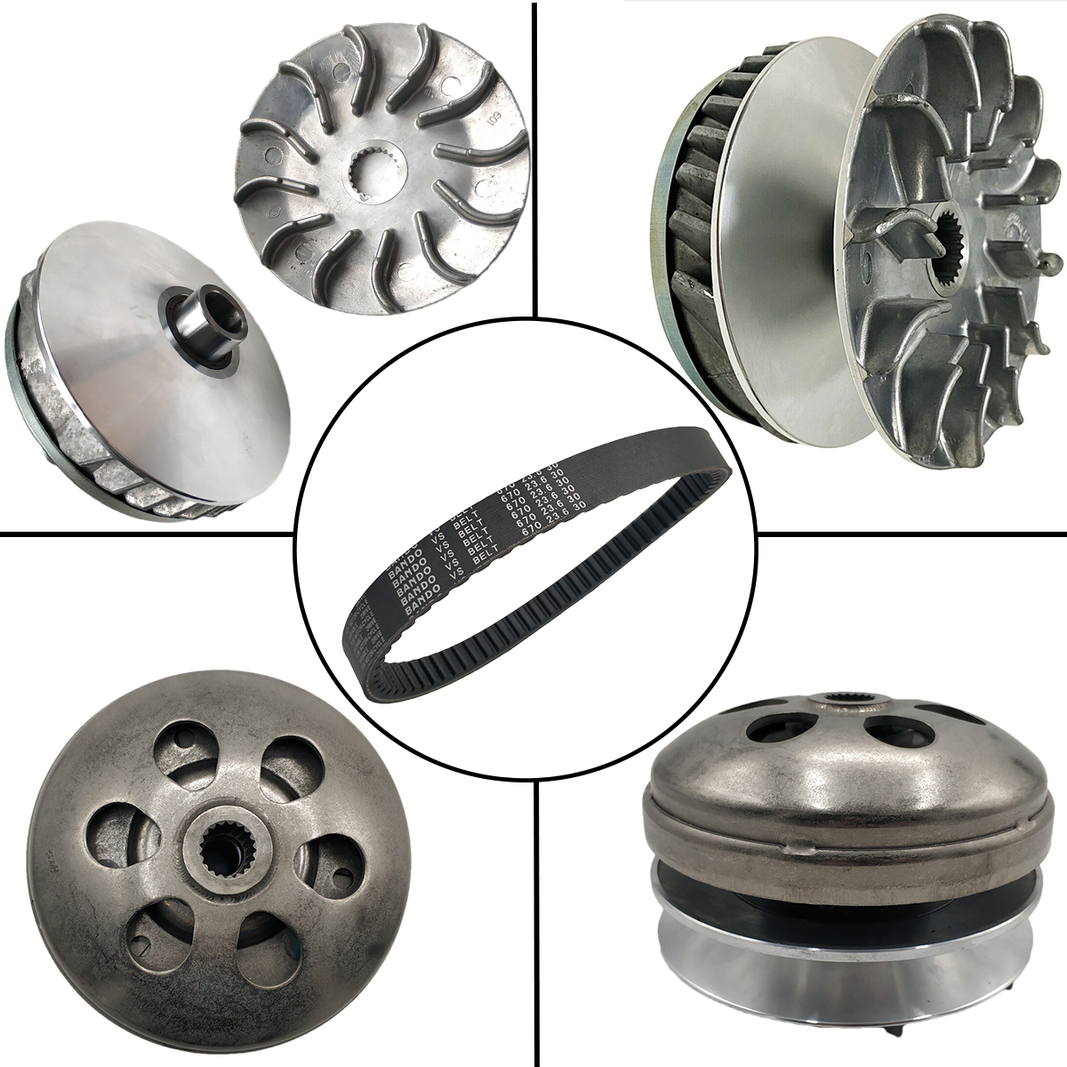 Primary Secondary CVT Clutch Driven w/belt HiSun 250cc HS250 UTV Massimo Bennche