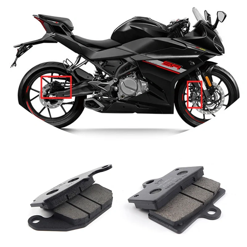 For CFMOTO 250SR Front and Rear Brake Pad  250SR-FUN CF250 CF250-6 Motorcycle Original Parts