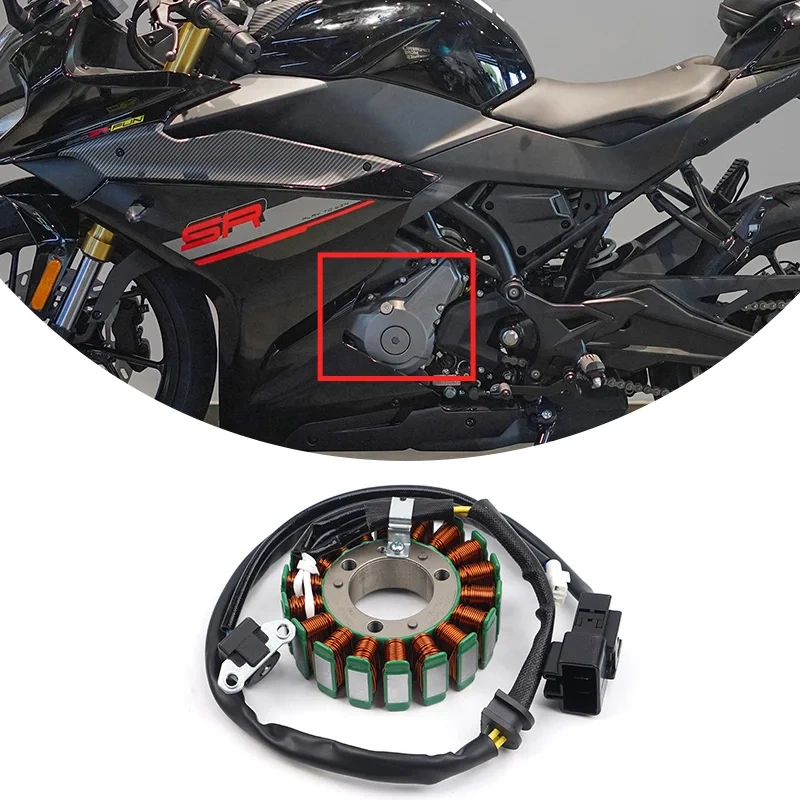 For CFMOTO Magneto Rotor Magneto Stator 250SR-FUN CF250-6 Stator Coil Magneto Assembly Motorcycle Accessories Original Parts