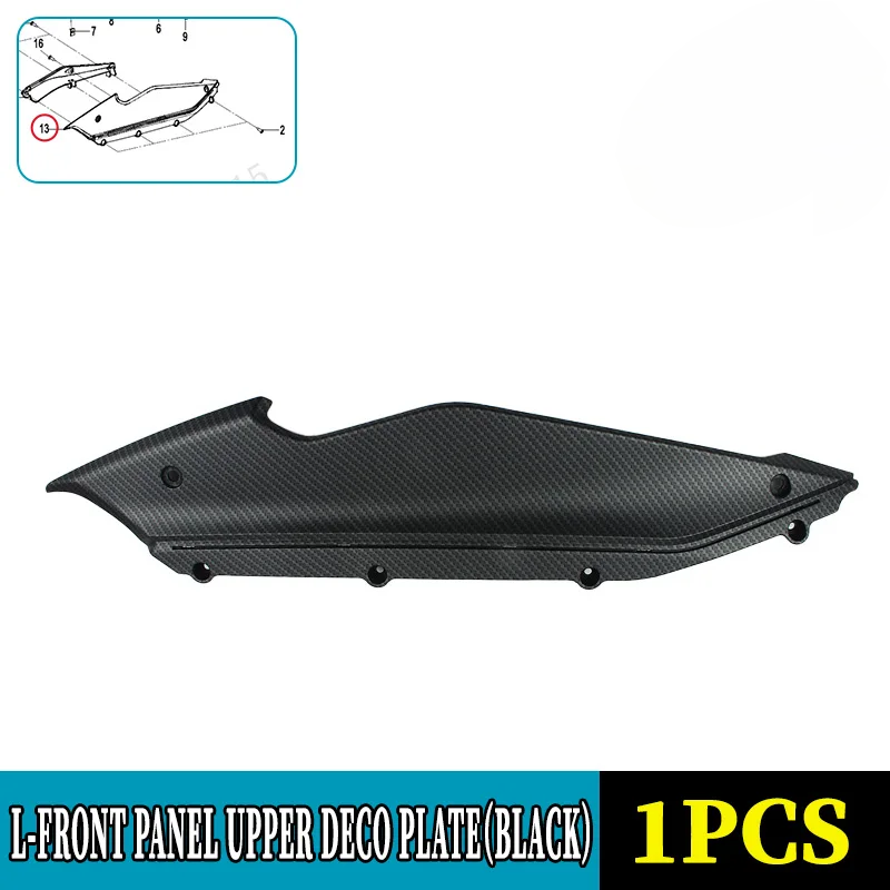 For CFMOTO 250SR-FUN Front Panel Upper Deco Plate CF250 SR250 250SR L&R Side Guard Decorative Panel Motorcycle Original Parts