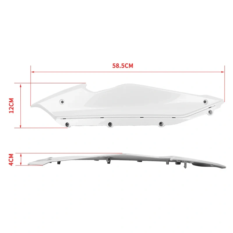 For CFMOTO 250SR-FUN Front Panel Upper Deco Plate CF250 SR250 250SR L&R Side Guard Decorative Panel Motorcycle Original Parts