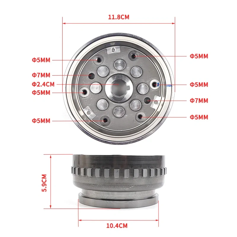 For CFMOTO Magneto Rotor Magneto Stator 250SR-FUN CF250-6 Stator Coil Magneto Assembly Motorcycle Accessories Original Parts