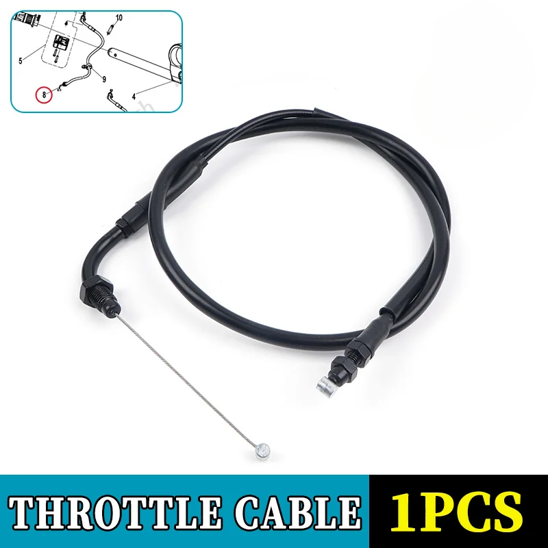 For CFMOTO 250SR 250SR-FUN Cables Throttle Cable CF250 CF250-6 Adjustable Throttle Cable Motorcycle Original Parts