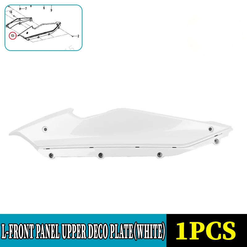 For CFMOTO 250SR-FUN Front Panel Upper Deco Plate CF250 SR250 250SR L&R Side Guard Decorative Panel Motorcycle Original Parts