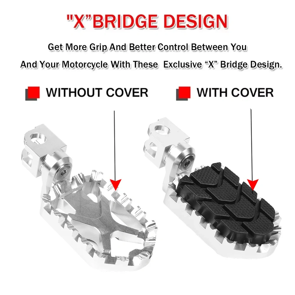 Motorcycle Adjustable Rotatable Footrest Footpeg Accessories For CFMOTO 700MT CLX700 700CL-X 700 CLX 700CLX 700CL-X 2021-2024