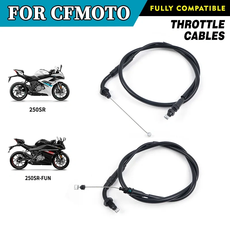 For CFMOTO 250SR 250SR-FUN Cables Throttle Cable CF250 CF250-6 Adjustable Throttle Cable Motorcycle Original Parts