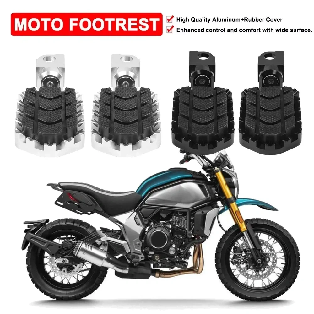 Motorcycle Adjustable Rotatable Footrest Footpeg Accessories For CFMOTO 700MT CLX700 700CL-X 700 CLX 700CLX 700CL-X 2021-2024