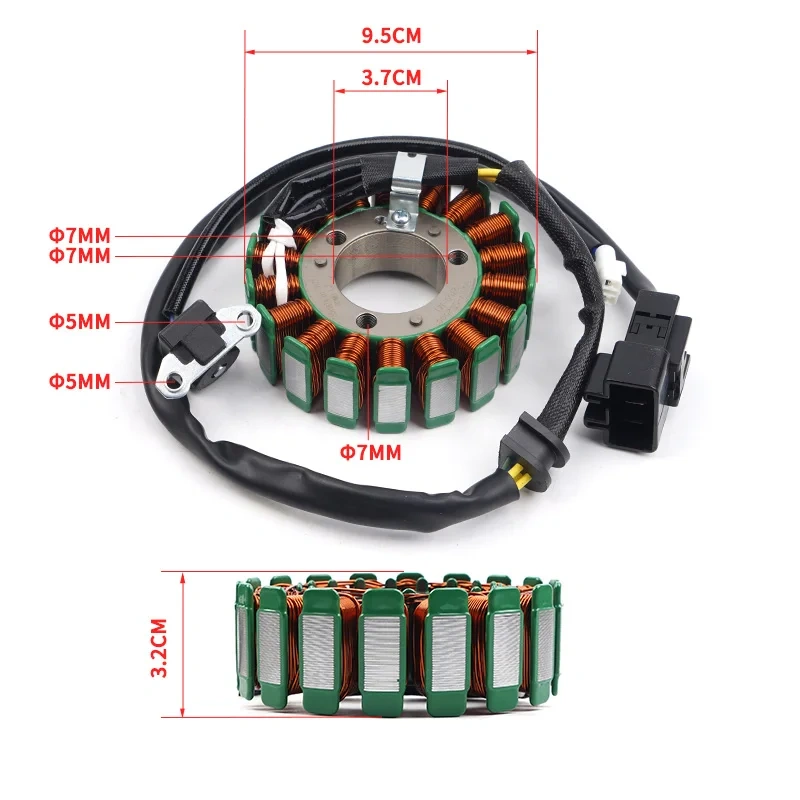 For CFMOTO Magneto Rotor Magneto Stator 250SR-FUN CF250-6 Stator Coil Magneto Assembly Motorcycle Accessories Original Parts