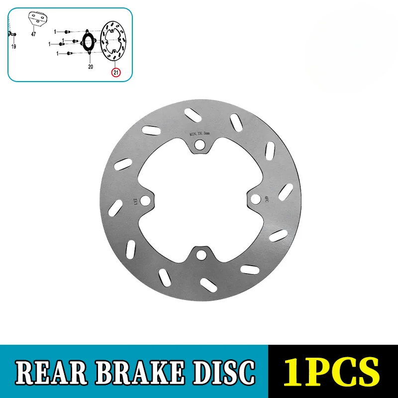 For CFMOTO Front&Rear Brake Disc 2023 Double Rocker CF250 250SR 250 SR Motorcycle Accessories Original Parts