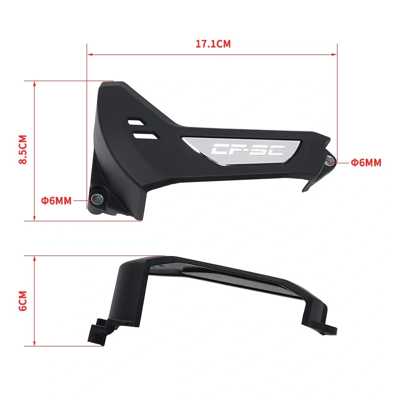 For CFMOTO 250SR-FUN Clutch Side Cover Decorative Guard CF250 250SR 250NK Deco Cover Motorcycle Accessories Original Parts