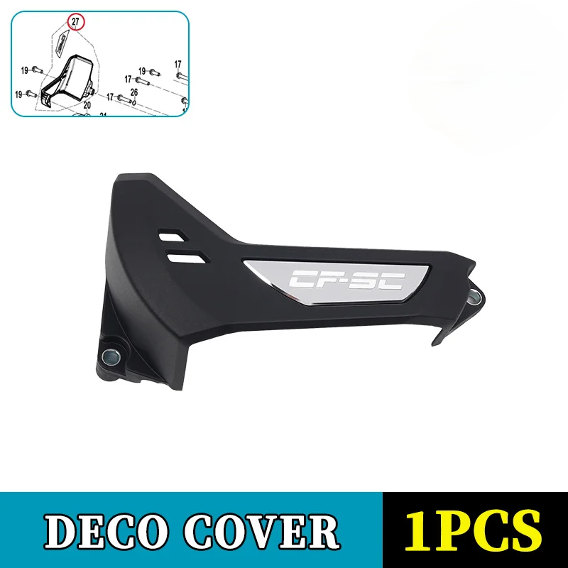 For CFMOTO 250SR-FUN Clutch Side Cover Decorative Guard CF250 250SR 250NK Deco Cover Motorcycle Accessories Original Parts