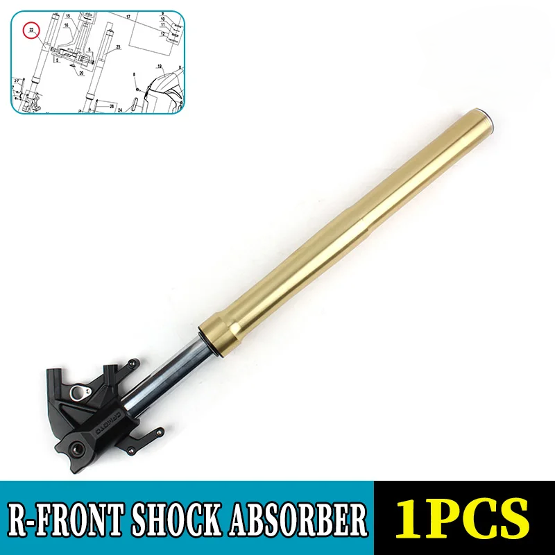 For CFMOTO 250SR-FUN Front Shock Absorber CF250-6 CF250SR-FUN Front Damper Motorcycle Original Parts