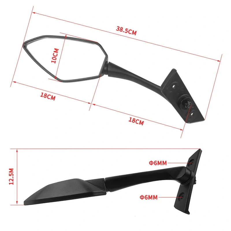 For CFMOTO 250SR Rearview Mirror CF MOTO 250SR Rear View Side Reflector CF250 SR Motorcycle Accessories Original Parts