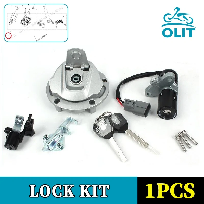 For CFMOTO Lock Kit 250SR-FUN Secure Locking System CF250SR-FUN CF250-6 Motorcycle Accessories Original Parts