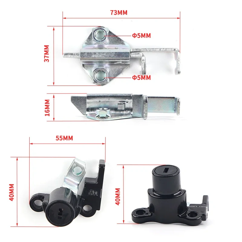 For CFMOTO Lock Kit 250SR-FUN Secure Locking System CF250SR-FUN CF250-6 Motorcycle Accessories Original Parts