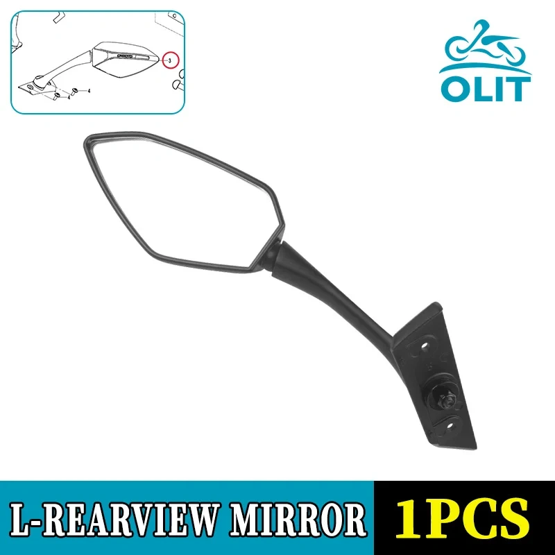 For CFMOTO 250SR Rearview Mirror CF MOTO 250SR Rear View Side Reflector CF250 SR Motorcycle Accessories Original Parts