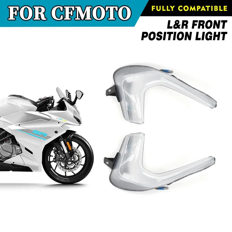For CFMOTO 250SR-FUN Left and Right Front Position Lights Driving LED Headlights Side Trim Lights Motorcycle Original Parts