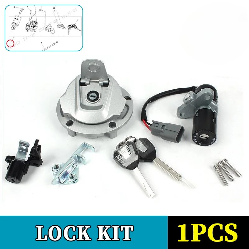 For CFMOTO Lock Kit 250SR-FUN Secure Locking System CF250SR-FUN CF250-6 Motorcycle Accessories Original Parts