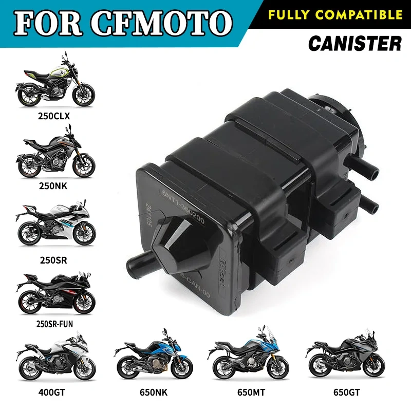 For CFMOTO 250SR-FUN Canister 250SR NK CLX 400GT 650NK MT GT Carbon Tank Canister Motorcycle Accessories Original Parts