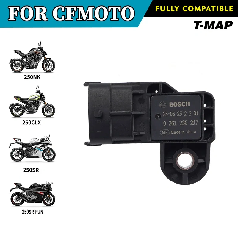 For CFMOTO 250SR T-MAP 250SR-FU 250NK 250CLC Intake Temperature Pressure Sensors Motorcycle Accessories Original Parts