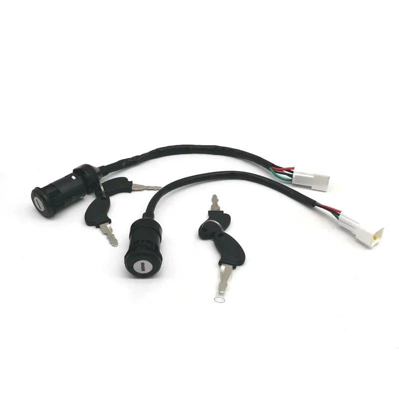 Motorcycle Electric Door Lock Key Start Switch For K1 T2 T4 T4L K6 250