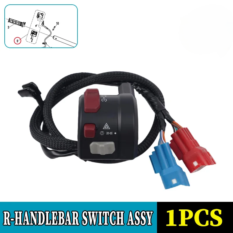 For CFMOTO L&R Handlebar Switch Assy 250SR-FUN CF250-6 250 SR Motorcycle Accessories Original Parts