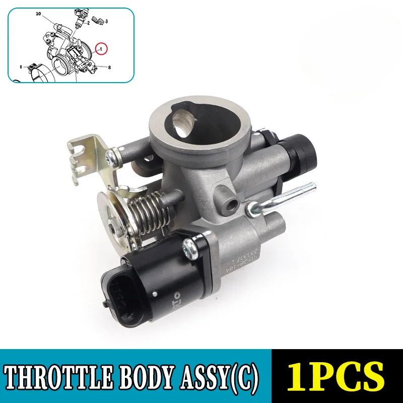 For CFMOTO Throttle Body Assy 250SR 250SR-FUN 250NK 250CLX CF250 CF250-6 Throttle Valve Motorcycle Original Parts