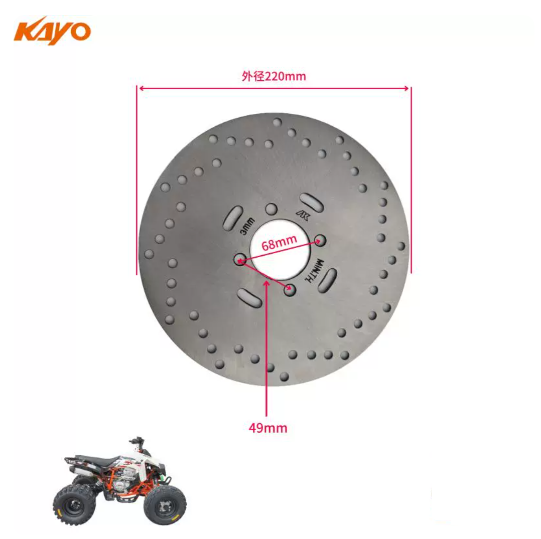 Motorcycle Brake Disc Front Rear Friction For KAYO A200 A250 A300 Motocross 