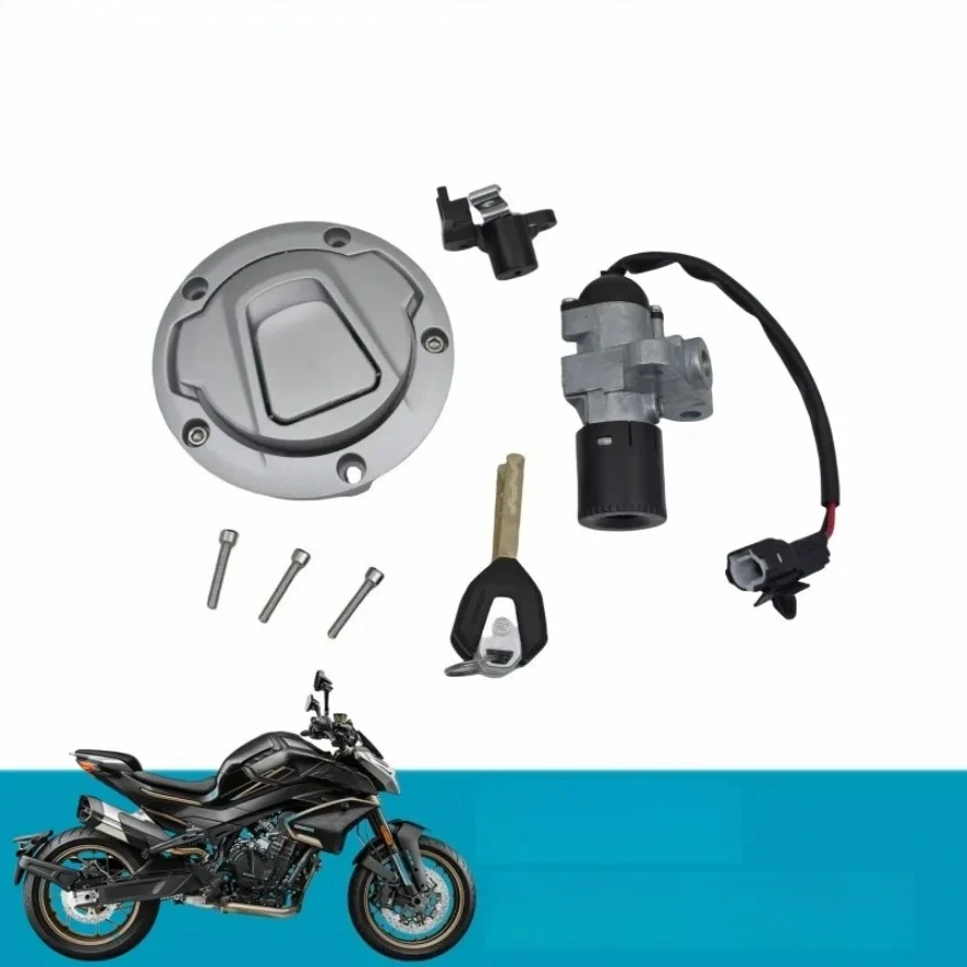 Motorcycle Ignition Key Switch Lock Fuel Oil Tank Cap For CFMOTO 800NK CF800NK CF800-7 800-7