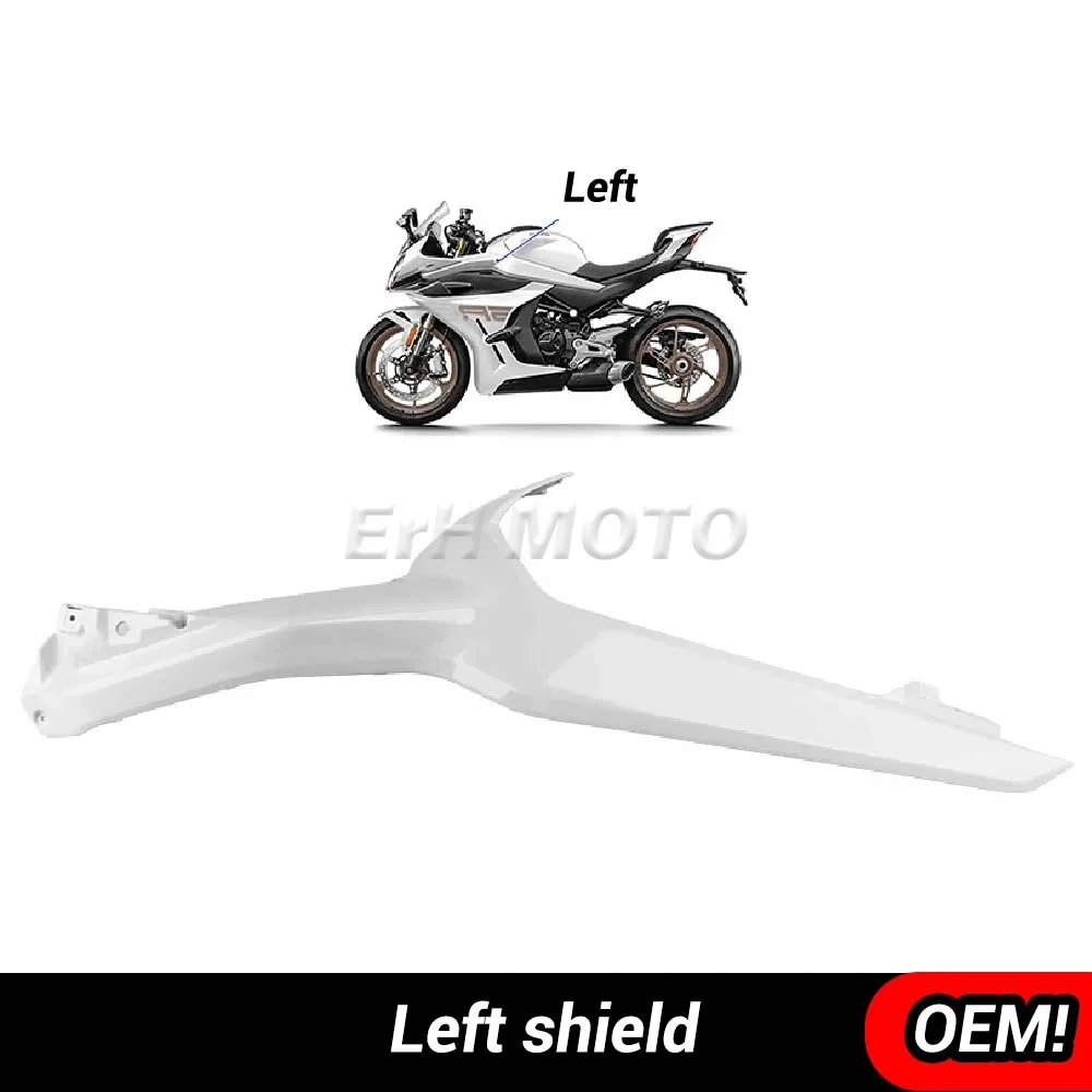 CFMOTO 450SRS White Whole car Plate Headlamp Radiator Shield CF400-9 Front Fender Fixed Wing housing Starlight white 24 models