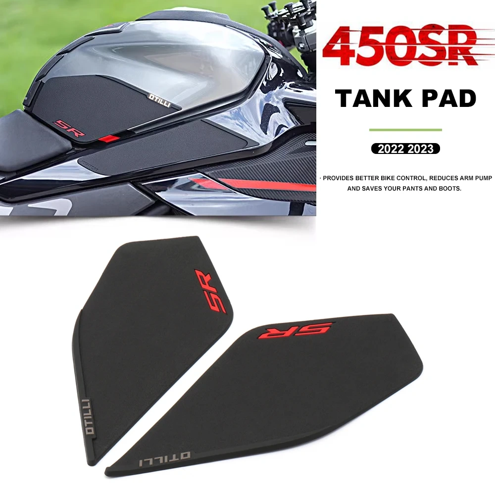 For CFMOTO 450 SR 450SR 450sr 450 sr 2022 2023 Motorcycle Fuel Tank Pads Knee Grips Anti-slip Sticker Rubber Protection Decal