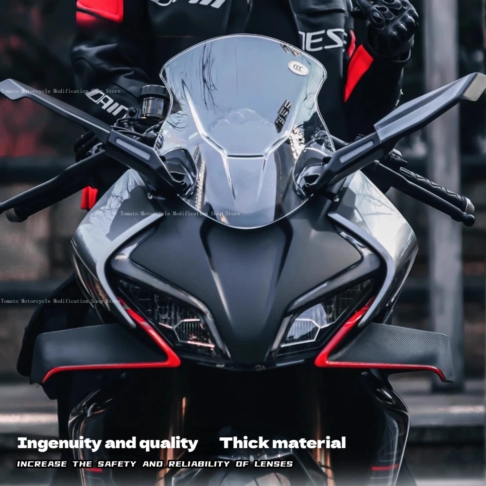 for cfmoto 450SR 450SS Modification Fixed Wing Rearview Mirror.Stabilizing Wing Rearview Mirror.with Turn Signals.fittings
