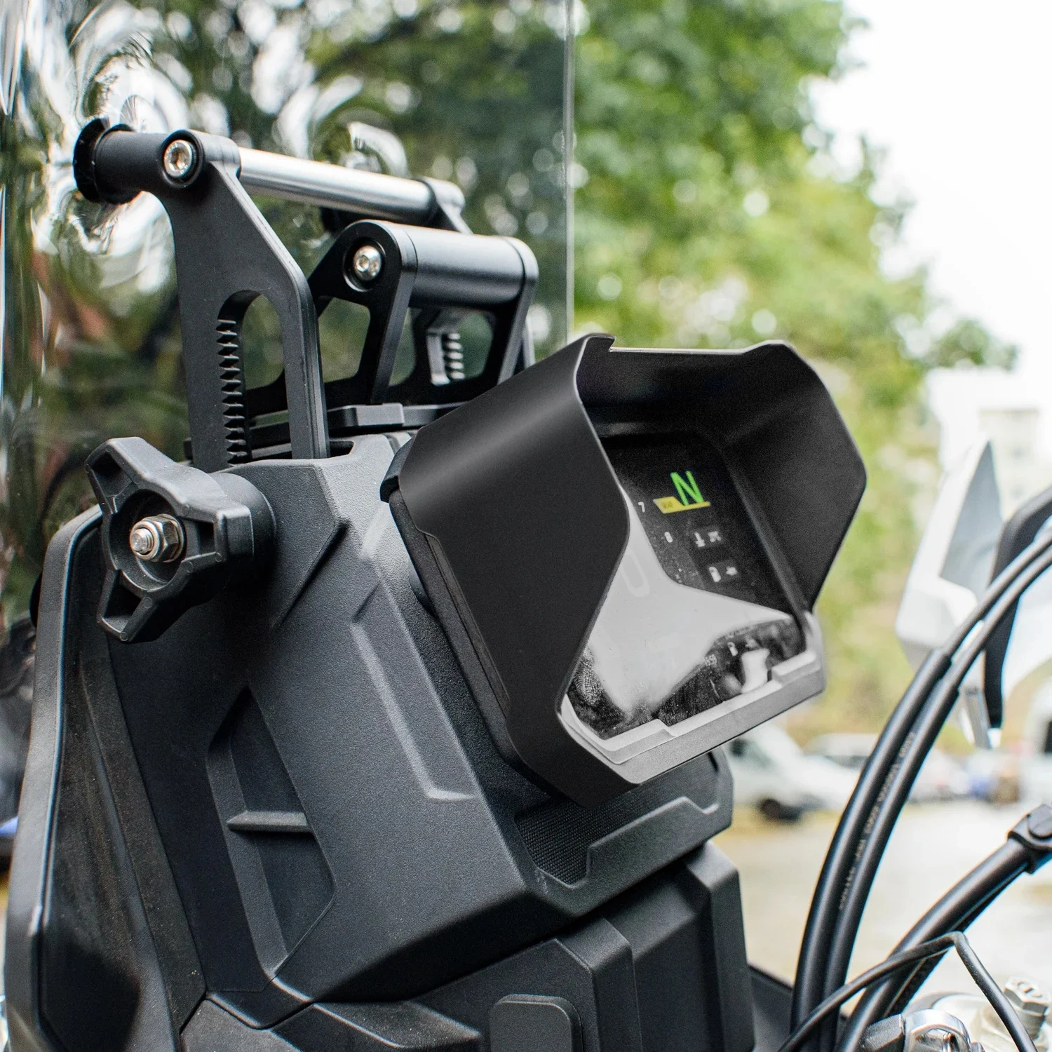 New2024 For CFMOTO 450MT 450 MT 2025 Motorcycle Accessories CNC aluminum GPS Phone Holder Stand Navigation New Extension Bracket