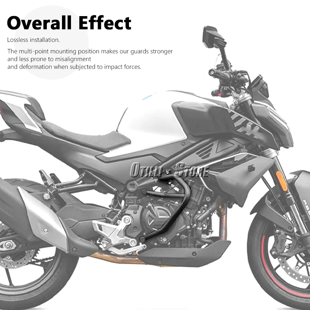 For CFmoto 450SR 450 SR 2022-2023 Motorcycle Engine Guard Crash Bar Tank Bumper Protector Bar Accessories