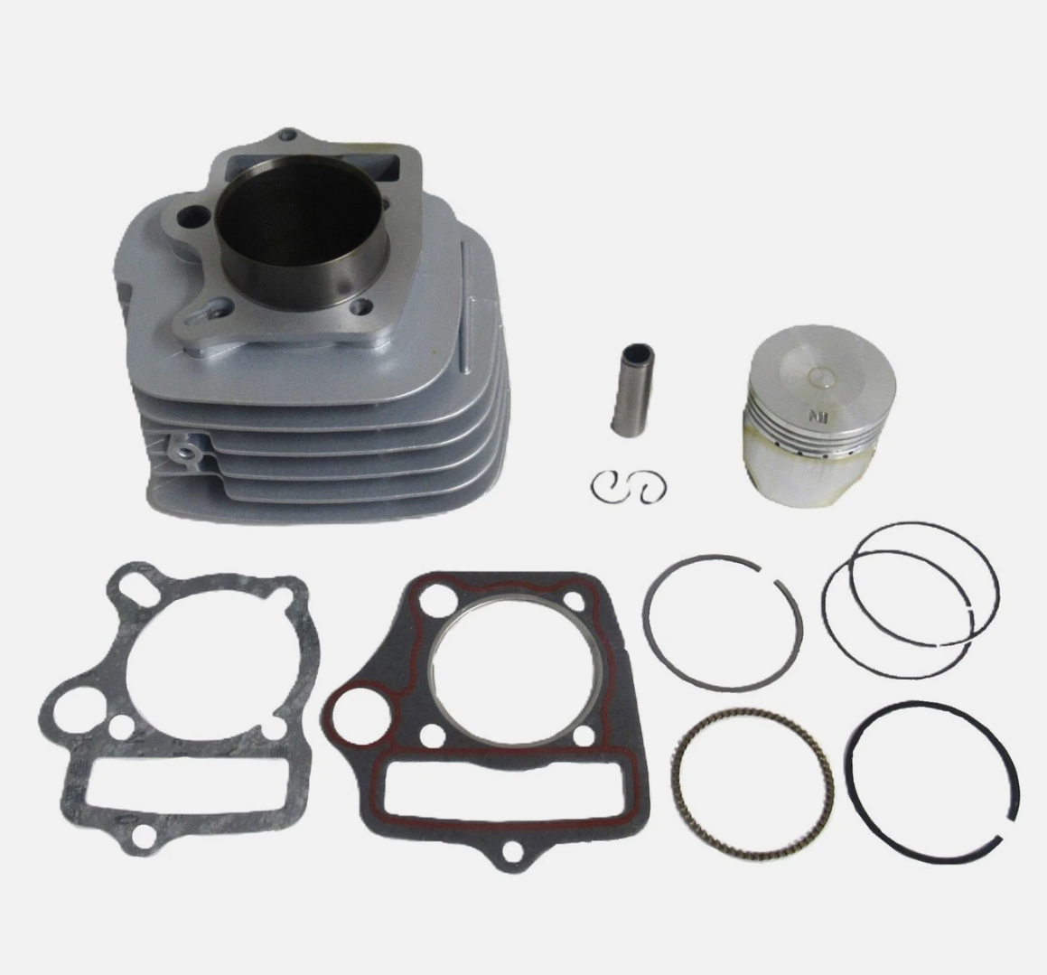 Cylinder Piston Top End Kit 52mm for Kayo Bull 125, Predator 125, 125cc