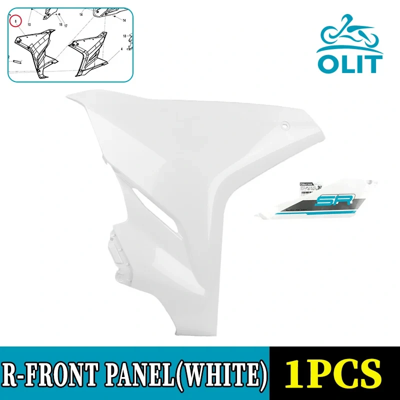 For CFMOTO 250SR-FUN Light&Right Front Panel CF250 SR250 250SR Side Edge Guard Shell Protective Covers Motorcycle Original Parts