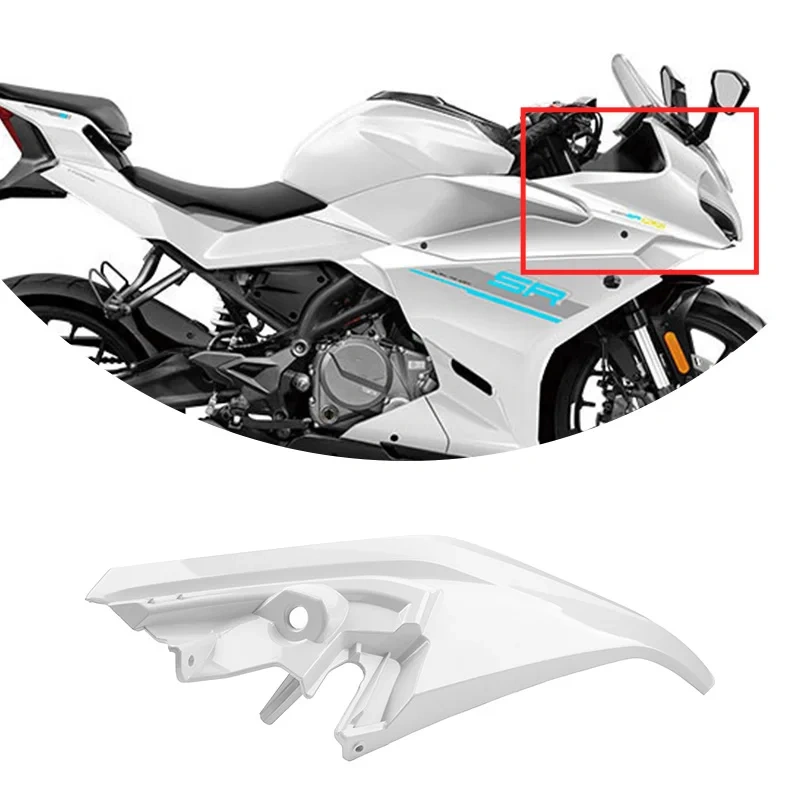 For CFMOTO 250SR-FUN Headlight Upper Guard CF MOTO Headlamp Upper Shield Headlamp Hood Bracket Motorcycle Original Parts