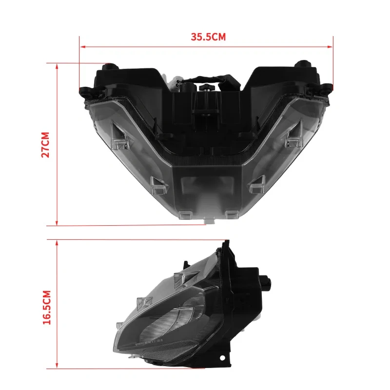 For CFMOTO 250SR-FUN Headlight CF250 250SR FUN CF250-6 Headlamp Assembly Front Light Motorcycle Accessories Original Parts
