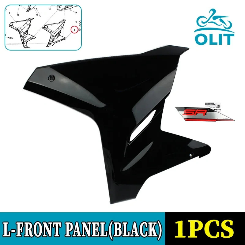 For CFMOTO 250SR-FUN Light&Right Front Panel CF250 SR250 250SR Side Edge Guard Shell Protective Covers Motorcycle Original Parts