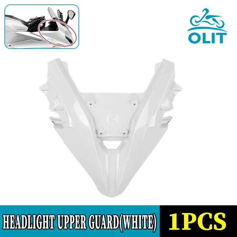 For CFMOTO 250SR-FUN Headlight Upper Guard CF MOTO Headlamp Upper Shield Headlamp Hood Bracket Motorcycle Original Parts
