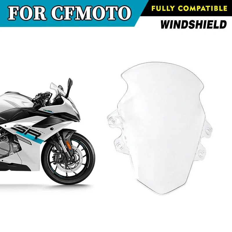 For CFMOTO 250SR Windshield Transparent Windscreen SR250 CF250-6 CF250 Wind Deflector Motorcycle Accessories Original Parts