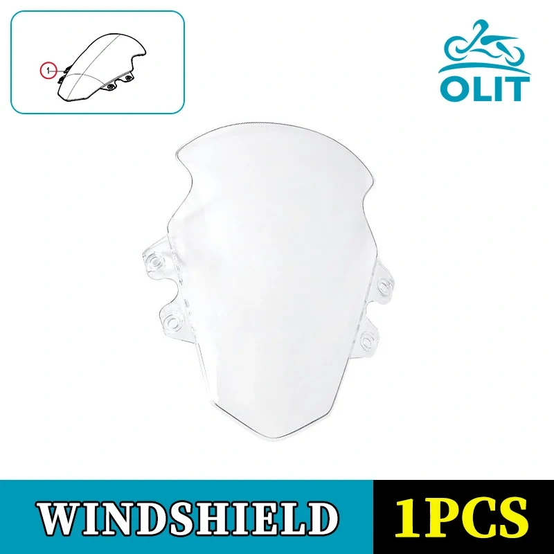 For CFMOTO 250SR Windshield Transparent Windscreen SR250 CF250-6 CF250 Wind Deflector Motorcycle Accessories Original Parts