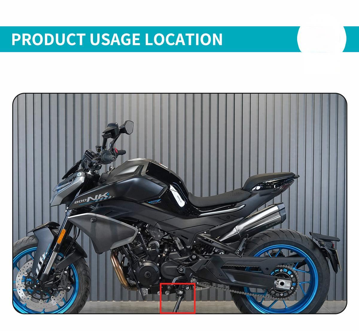 For CFMOTO 800NK Side Stand CF800 NK800 Side Bracket Edge Support Bracket Motorcycle Accessories Original Parts