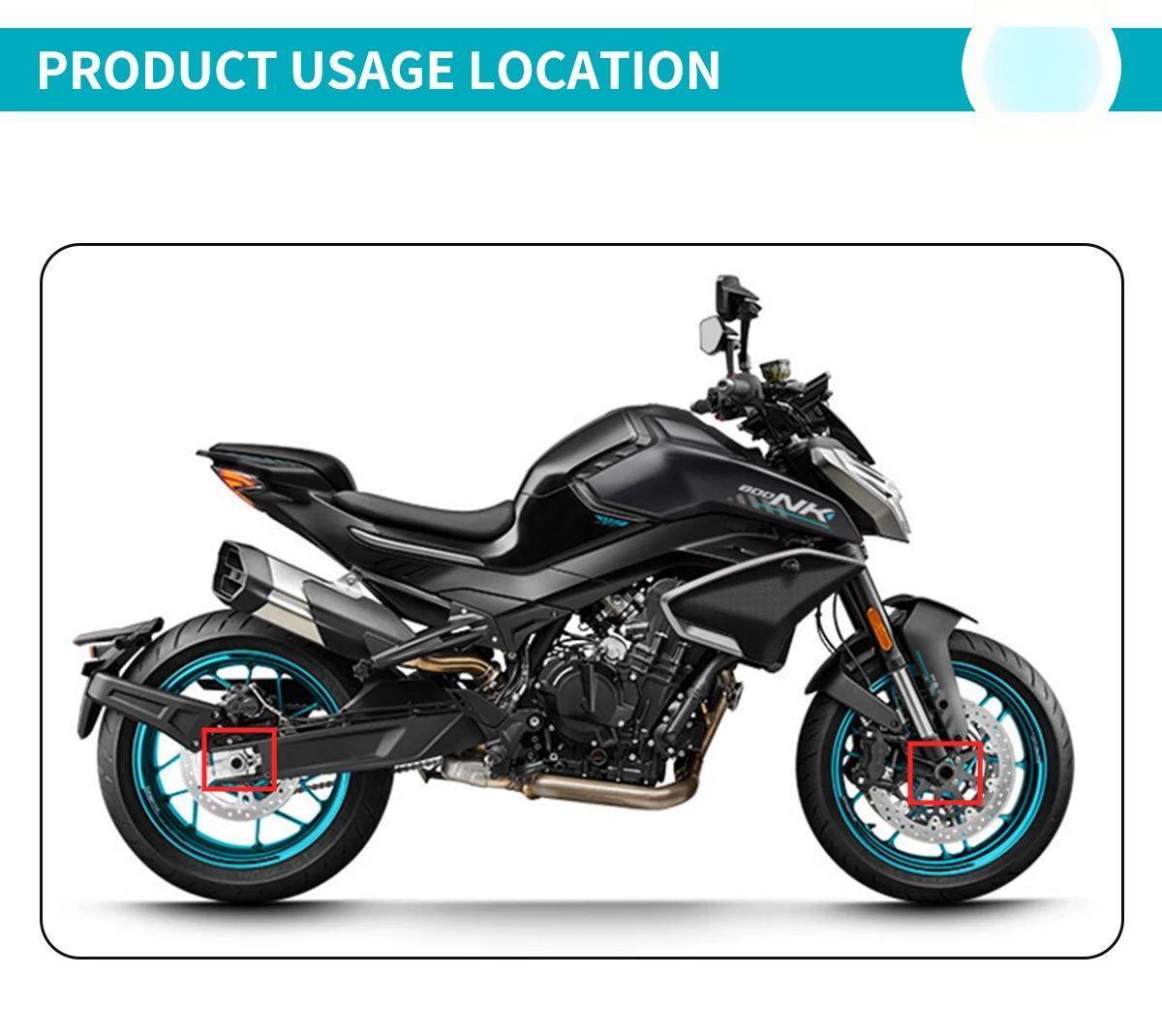 For CFMOTO 800NK 800MT Front&Rear Wheel Axle CF800 NK800 Motorcycle Accessories Original Parts