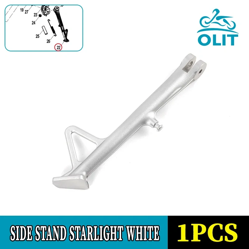 For CFMOTO 800NK Side Stand CF800 NK800 Side Bracket Edge Support Bracket Motorcycle Accessories Original Parts