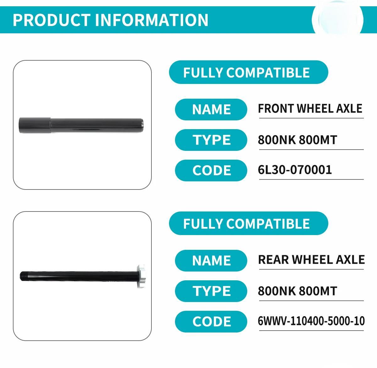 For CFMOTO 800NK 800MT Front&Rear Wheel Axle CF800 NK800 Motorcycle Accessories Original Parts