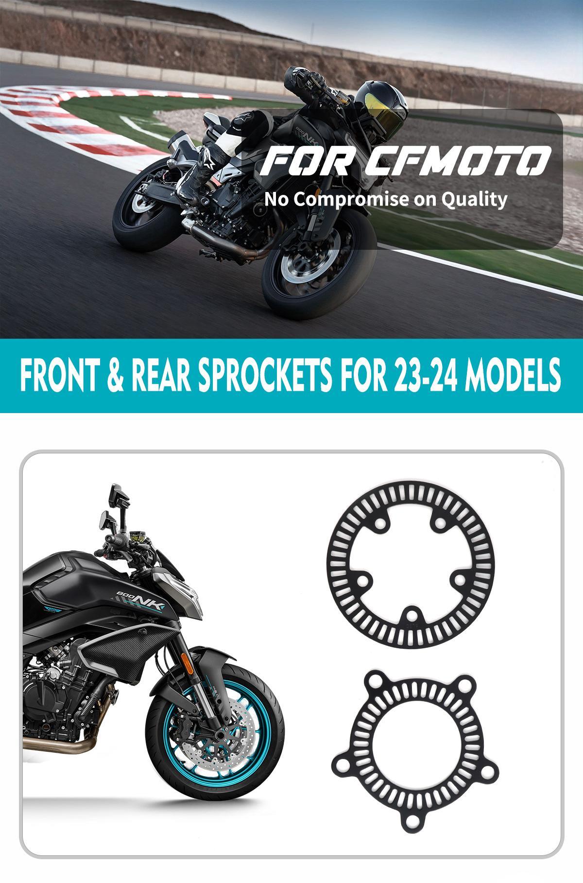 For CFMOTO 800NK Front and rear sprockets for 23-24 models CF800 NK800 Motorcycle Accessories Original Parts